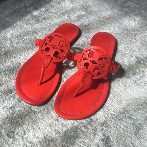 Tory Burch Miller Patent Thong Sandals